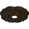 Ekena Millwork Rotherham Ceiling Medallion (Fits Canopies up to 3 1/2"), 18"OD x 3 1/2"ID x 1 1/2"P, Bronze CM17ROBZS - alternate 3